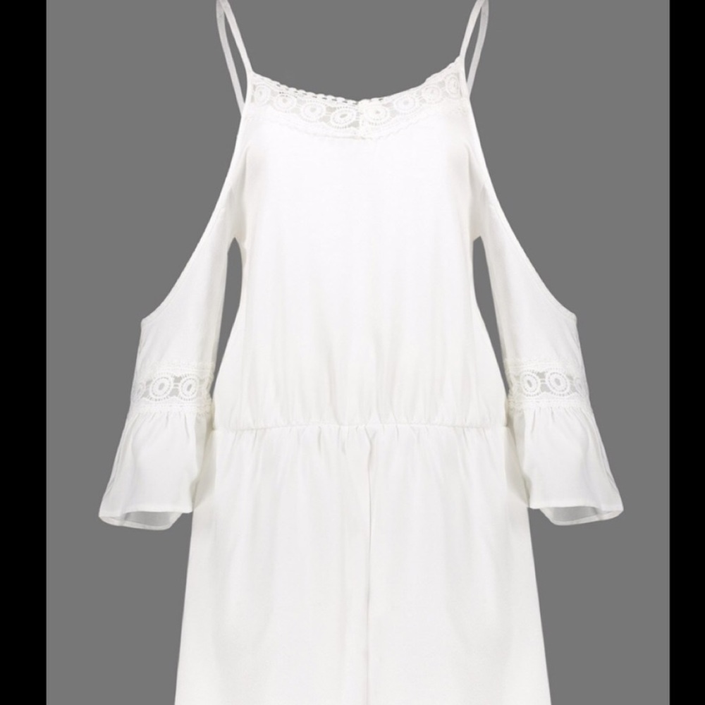 💜TRADED💜 White Romper